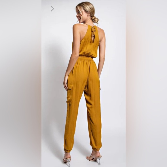 NWT Huddy Mustard Jumpsuit - Picture 6 of 13